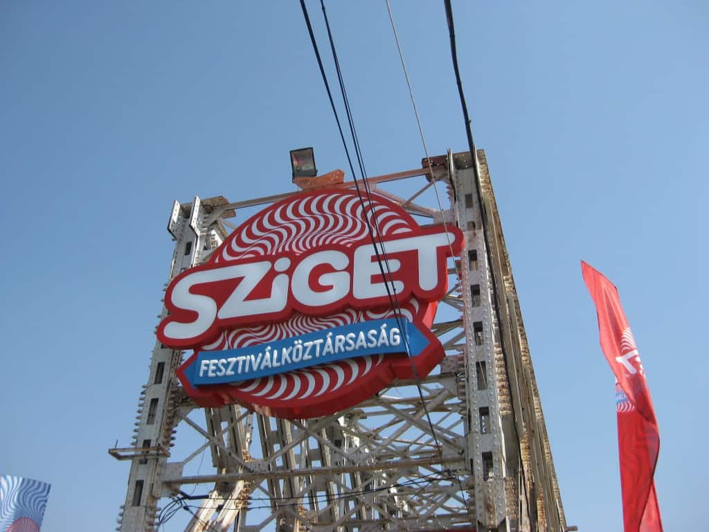 Sziget Festival Banner