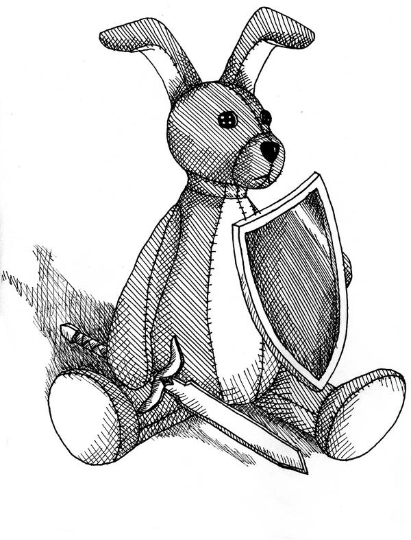 Toby the rabbit by Andrea Farr