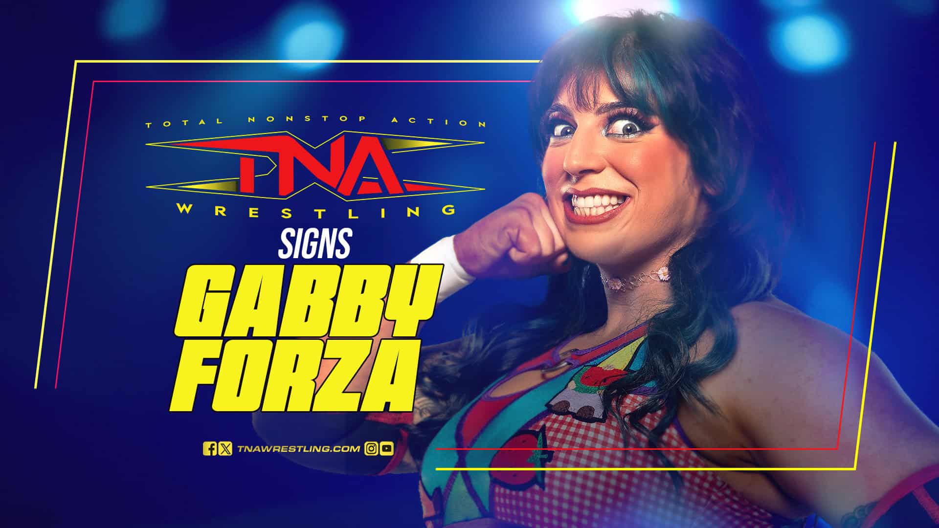 Gabby Forza signs to TNA Wrestling Gabby Forza signs to TNA Wrestling