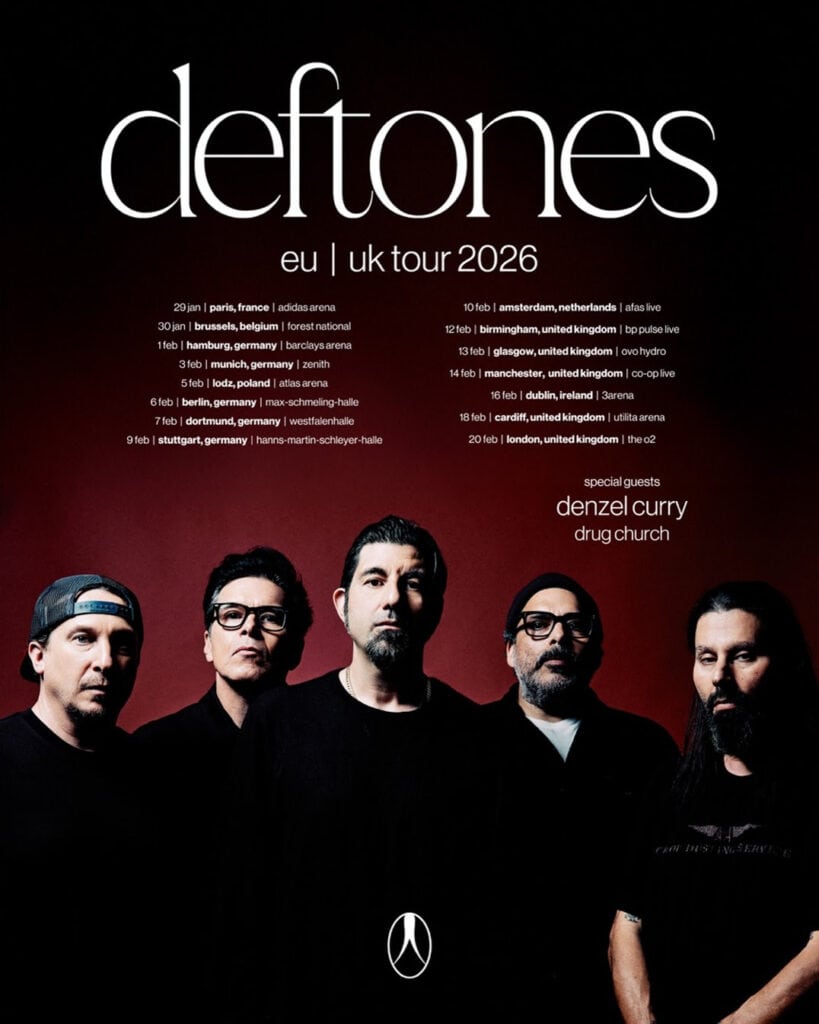 Deftones announce UK/EU arena tour, new single, “my mind is a