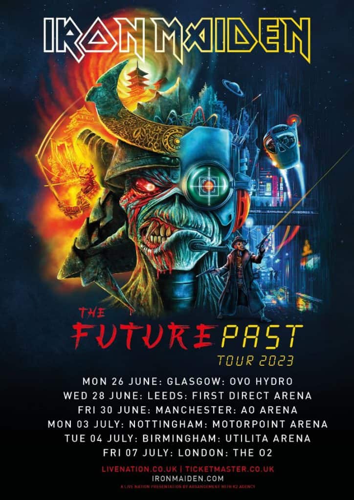 Iron Maiden Announce The Future Past Tour, UK dates for 2023